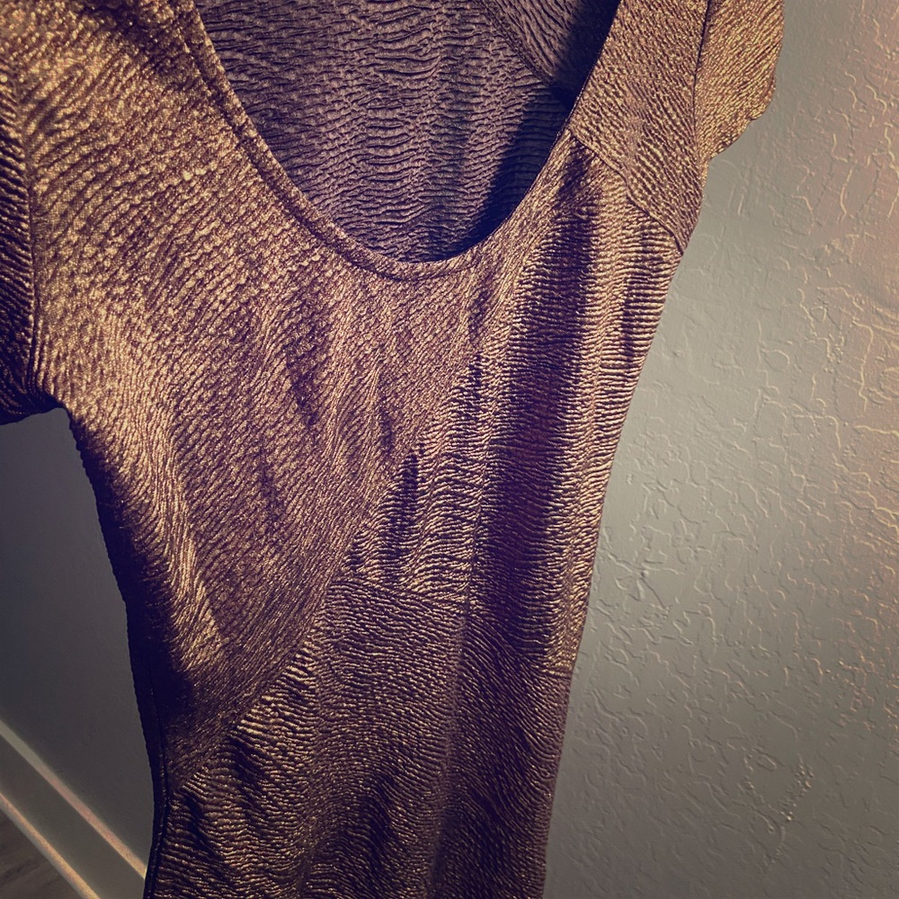 Bronze Free People Shirt dress